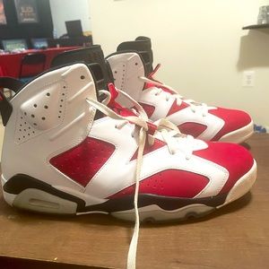 Jordan 6 Retro Carmine (2014) Men's - 384664-160 great shape  9 yrs sz 12.5  $50